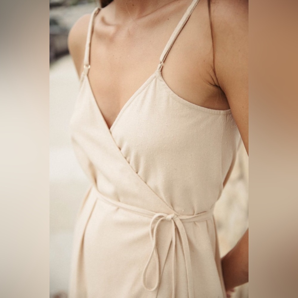 Ozma Palma Wrap in Natural (S)